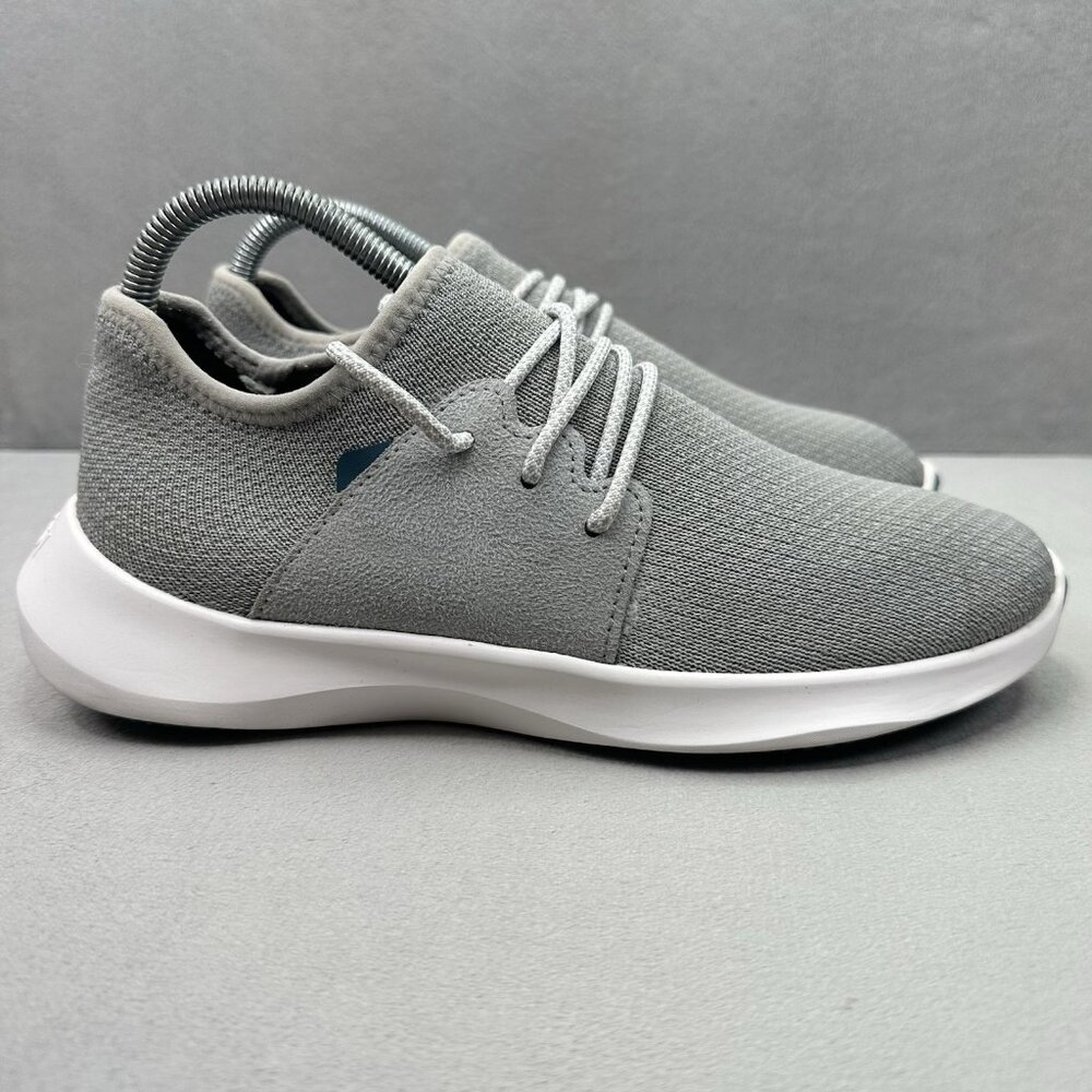 Vessi Everyday Classic Womens Size 8 Shoes Gray Waterproof Knit Lace-Up Sneakers